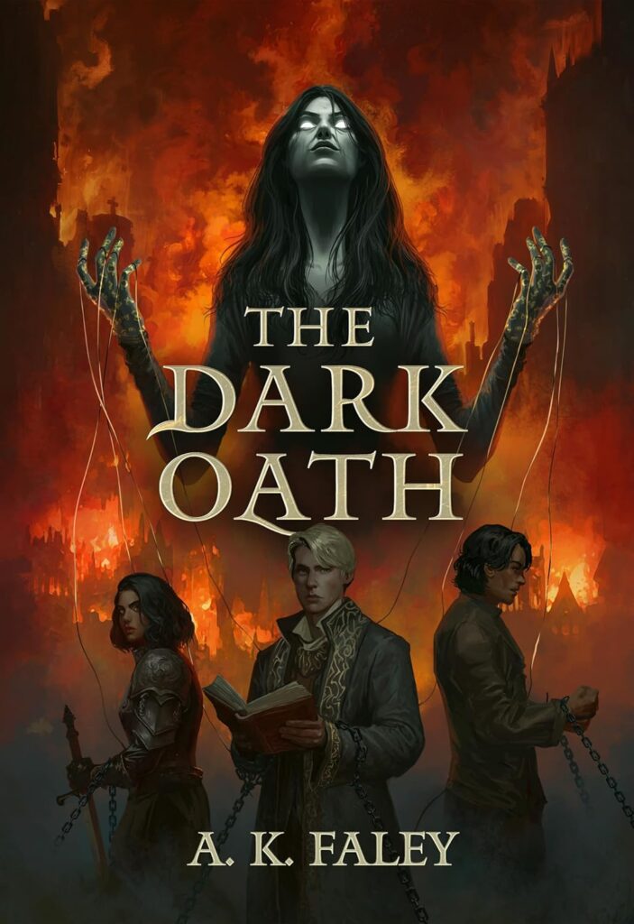 The Dark Oath book cover ready for preorder on Amazon